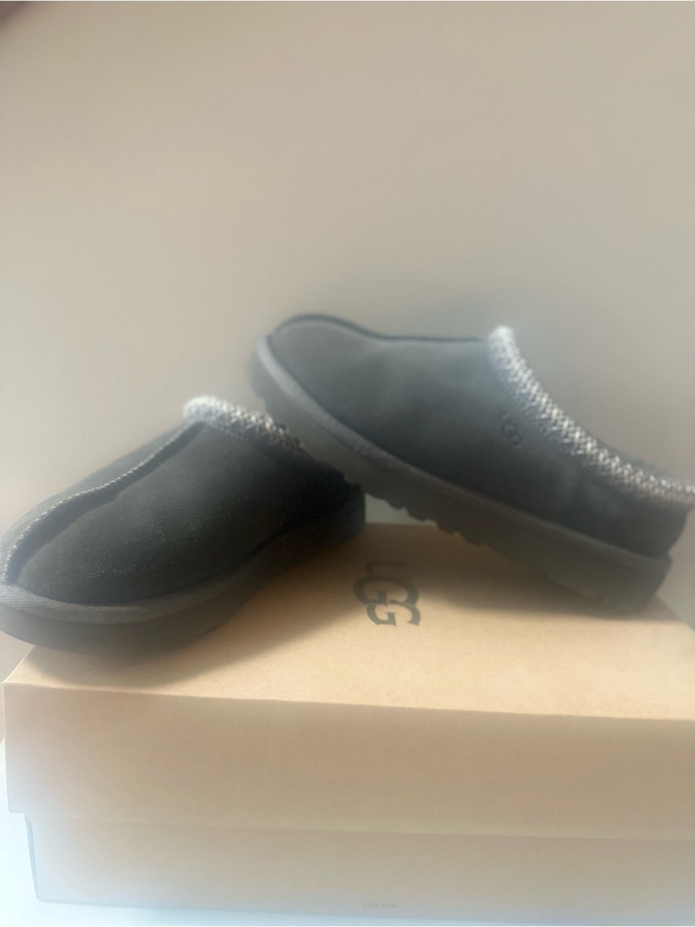 UGG Tasman Clog in Charcoal